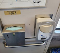 All DART vehicles will be equipped with mask and sanitizer dispensers by early September. All DART vehicles will be equipped with mask and sanitizer dispensers by early September.