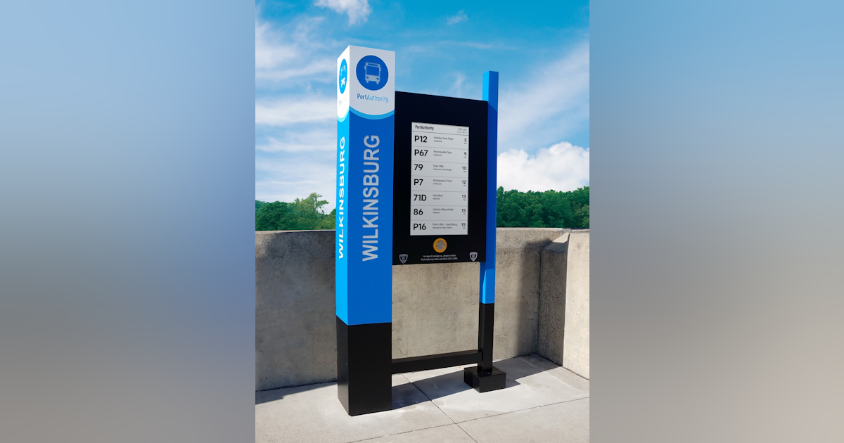 32” Digital Bus Stop – Information Display Unit | Mass Transit