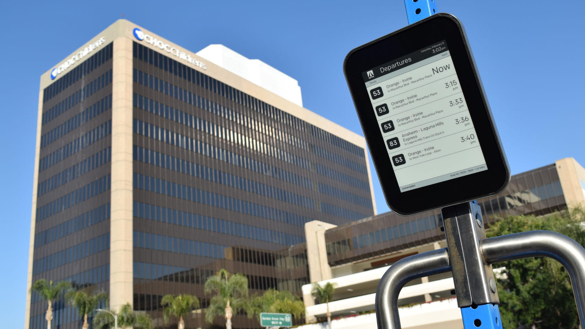 Connectpoint's 13-inch digital signage display.