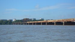 The existing Long Bridge over the Potomac is owned by CSX and is the only rail bridge connecting Virginia to Washington, D.C. The existing Long Bridge over the Potomac is owned by CSX and is the only rail bridge connecting Virginia to Washington, D.C.