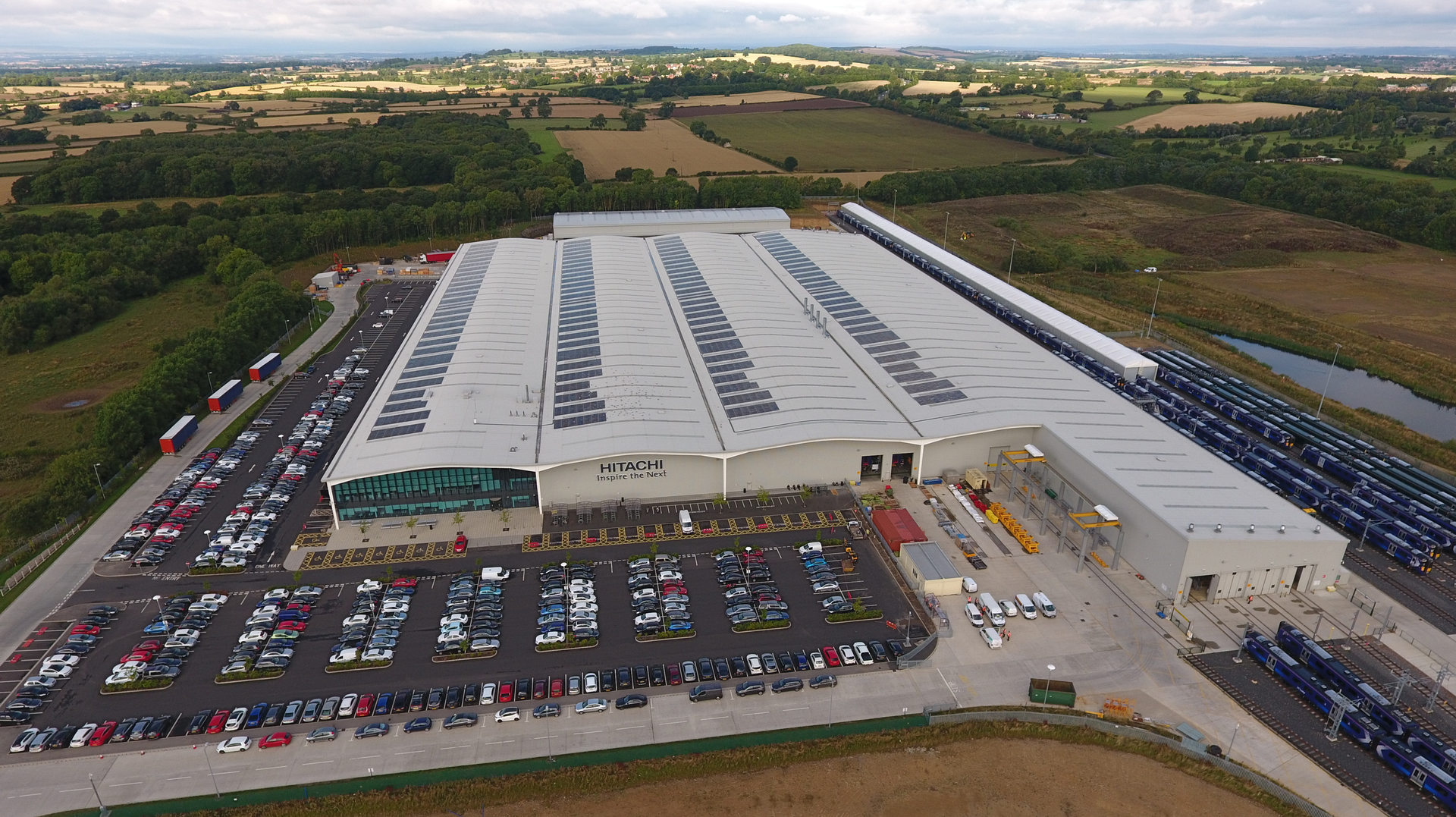 An overview of Hitachi's rail site.