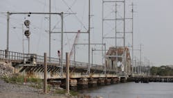 Existing Raritan River bridge. Existing Raritan River bridge.