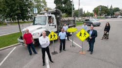 The Saint-Laurent council has adopted a pedestrian master plan which aims to improve the conditions of pedestrian movement on the territory and to do safety prevention. The Saint-Laurent council has adopted a pedestrian master plan which aims to improve the conditions of pedestrian movement on the territory and to do safety prevention.