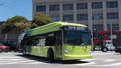 The SFMTA will procure three, 40-foot buses each from three different manufacturers to test their performance in revenue service for 18 months. The SFMTA will procure three, 40-foot buses each from three different manufacturers to test their performance in revenue service for 18 months.