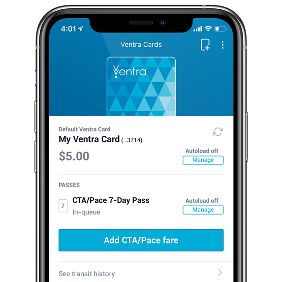 CTA, Metra, Pace Release Updated Ventra App | Mass Transit