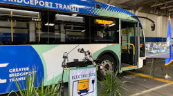 CTDOT unveils its first battery-electric bus in the state.