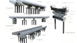 A 3D model of a bridge as part of the HS2 project. A 3D model of a bridge as part of the HS2 project.