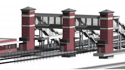 Rendering of improvements to VRE's Quantico Station. Rendering of improvements to VRE's Quantico Station.