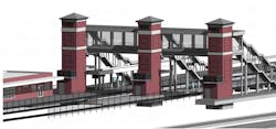 Rendering of improvements to VRE's Quantico Station. Rendering of improvements to VRE's Quantico Station.
