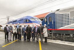 Officials celebrate the beginning of station improvements at the Homewood Amtrak and Metra station. Officials celebrate the beginning of station improvements at the Homewood Amtrak and Metra station.