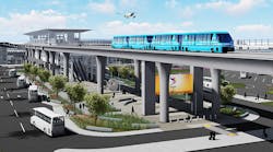 The 2.25-mile APM will consist of six stations.