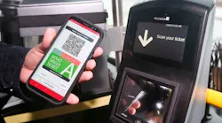 An Access-IS ticket validator with Masabi's mobile ticketing solution.