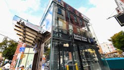 Bedford Av L station improvements include new ADA elevators. Bedford Av L station improvements include new ADA elevators.