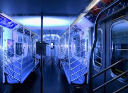 New York Metropolitan Transportation Authority launched a pilot in May to evaluate the effectiveness of using UV light to kill viruses on the surfaces found inside rail cars.