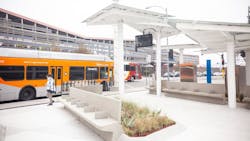 The Cesar Chavez Transit Pavilion opened to the public on Oct. 19. The Cesar Chavez Transit Pavilion opened to the public on Oct. 19.
