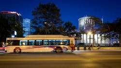 COTA//Plus Bus On-Demand transports multiple customers who hail a transit vehicle at the nearest transit stop through the COTA//Plus app. COTA//Plus Bus On-Demand transports multiple customers who hail a transit vehicle at the nearest transit stop through the COTA//Plus app.