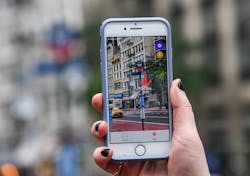 The pilot program allows visually impaired bus customers to use the NaviLens app to receive audio navigation to bus stop locations and get information about arrival times and crowding. The pilot program allows visually impaired bus customers to use the NaviLens app to receive audio navigation to bus stop locations and get information about arrival times and crowding.