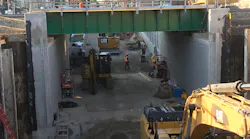 The MTA announced that crews successfully installed a new 1,315-ton bridge that will carry the Long Island Rail Road Main Line over the roadway, and an accompanying underpass.