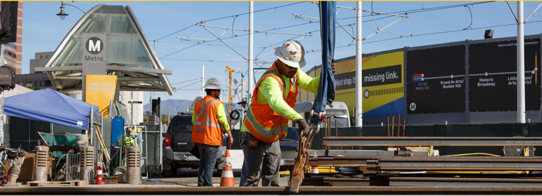 The Little Tokyo Arts District Station will be closed during this phase of construction.