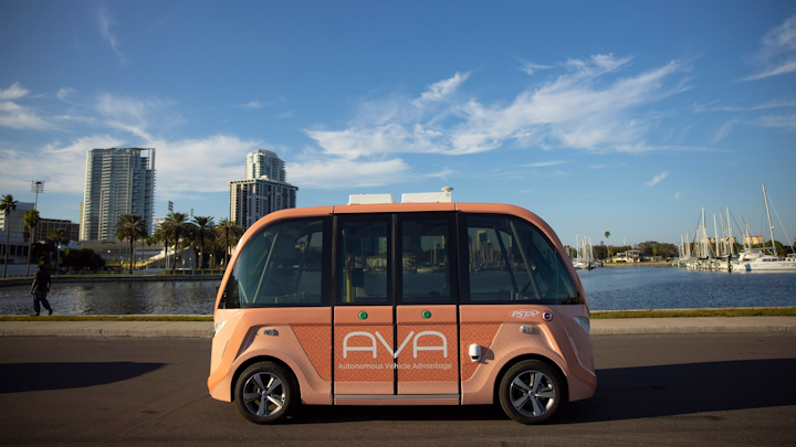 AVA Shuttle in der Tampa Bay