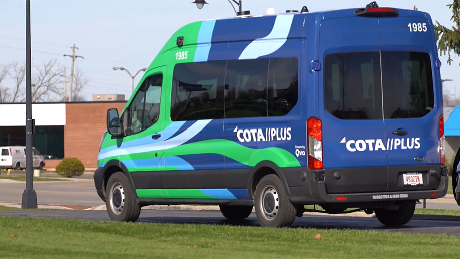 A COTA//PLUS vehicle.