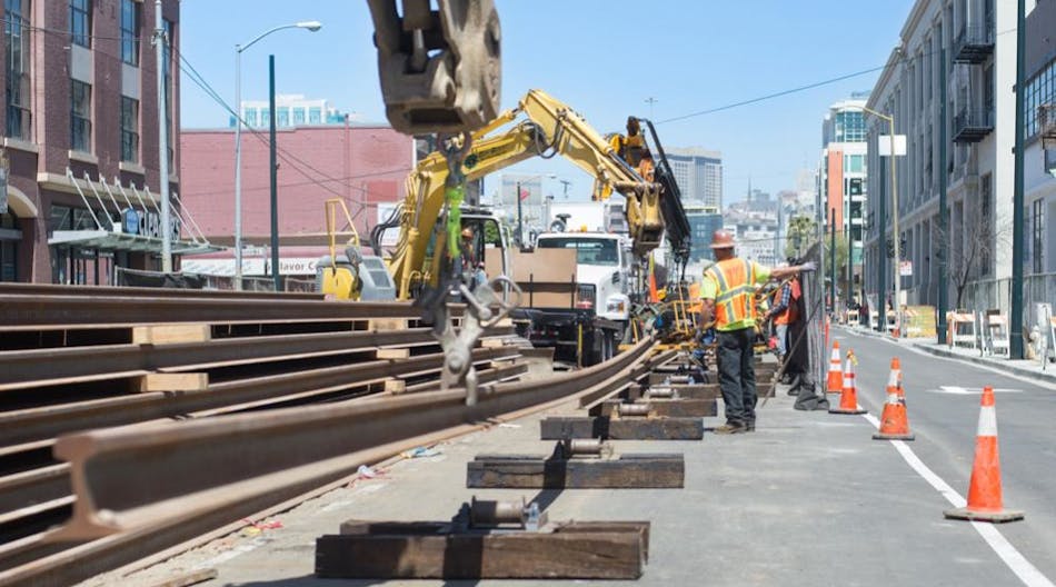 A construction photo from SFMTA&apos;s Central Subway gallery.