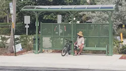 The city of Lake Worth Beach funded the new shelter, which sits directly in front of a beach, as part of a collaborative effort with Palm Tran’s planning division.