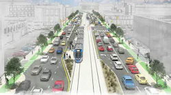 A rendering of CapMetro's expanded rail network that will be part of Project Connect. Prop A, a funding vehicle for Project Connect, passed Nov. 3.