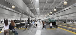The revised union trainshed will have 12-meter wide platforms and level boarding, for a better customer experience.