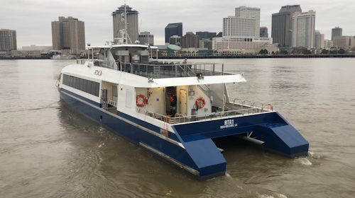 New Orleans Rta Welcomes Rta 1 Ferry Into Service Mass Transit Algiers Ferry Schedule 2022