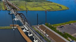 A rendering of the new Portal Bridge, which will sit far enough above the river to allow marine traffic to pass under without disruption to train service. A rendering of the new Portal Bridge, which will sit far enough above the river to allow marine traffic to pass under without disruption to train service.