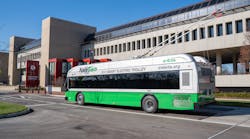 One of Greater Dayton RTA's NexGen buses at Sinclair College. One of Greater Dayton RTA's NexGen buses at Sinclair College.