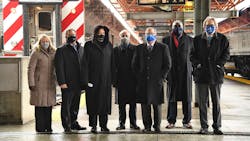 Leaders from Cook County, Metra, Pace and RTA at an event launching the Fair Transit South Cook pilot on Jan. 4. Leaders from Cook County, Metra, Pace and RTA at an event launching the Fair Transit South Cook pilot on Jan. 4.