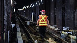 Crews completed work on about 22,000 feet of NYCT track. Crews completed work on about 22,000 feet of NYCT track.