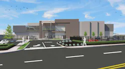 A rendering of the TSOC front entrance.