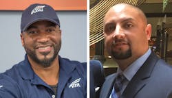 Left, Walter Hale, coach operator; and Steve Jovel, transportation superintendent; JWI Co-Directors Left, Walter Hale, coach operator; and Steve Jovel, transportation superintendent; JWI Co-Directors