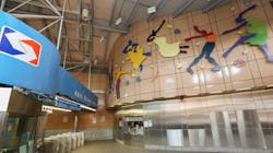 '46th Street El Dancers' by Barbara Jane Bullock on display at SEPTA's 46th Street Station on the Market-Frankford Line. '46th Street El Dancers' by Barbara Jane Bullock on display at SEPTA's 46th Street Station on the Market-Frankford Line.