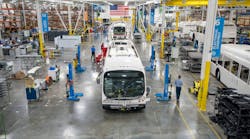 Proterra&apos;s Greenville Facility. Legislation has been introduced that would allow electric bus manufacturers, such as Proterra, to claim a 10 percent tax credit.