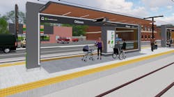A file rendering of what a potential stop on the future Hamilton LRT project could look like. A file rendering of what a potential stop on the future Hamilton LRT project could look like.