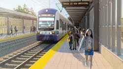 Artist rendering of station design courtesy of Sound Transit. Artist rendering of station design courtesy of Sound Transit.