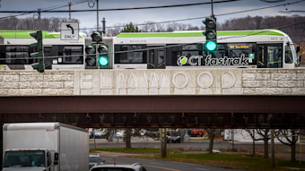 Ned Lamont announced Tuesday that he plans to propose to the legislature that Connecticut provide free weekend bus service this summer.