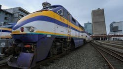 West Coast Express locomotives will be refurbished to extend their useful life. West Coast Express locomotives will be refurbished to extend their useful life.