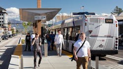 AECOM helped UTA to deploy innovative solutions for its Utah Valley Express, including reduced right-of-way acquisitions. *Note, this photo was taken pre-COVID-19. AECOM helped UTA to deploy innovative solutions for its Utah Valley Express, including reduced right-of-way acquisitions. *Note, this photo was taken pre-COVID-19.