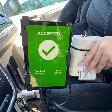 HSR customers using specialized transit services now have the option to pay for their ride with their PRESTO card instead of using cash.