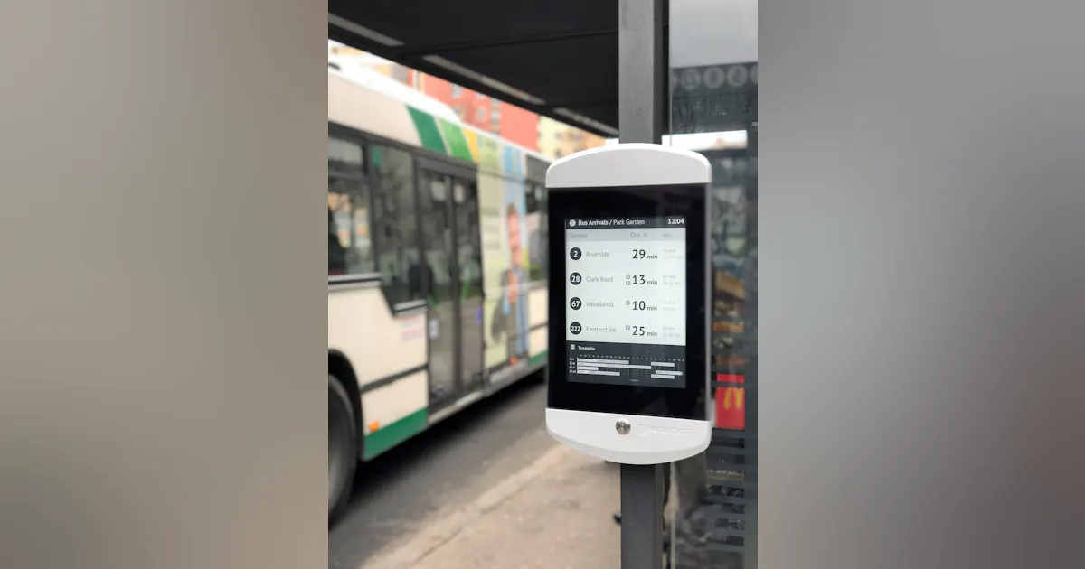 Papercast Solar Papercast® Solar E-Paper Displays | Mass Transit