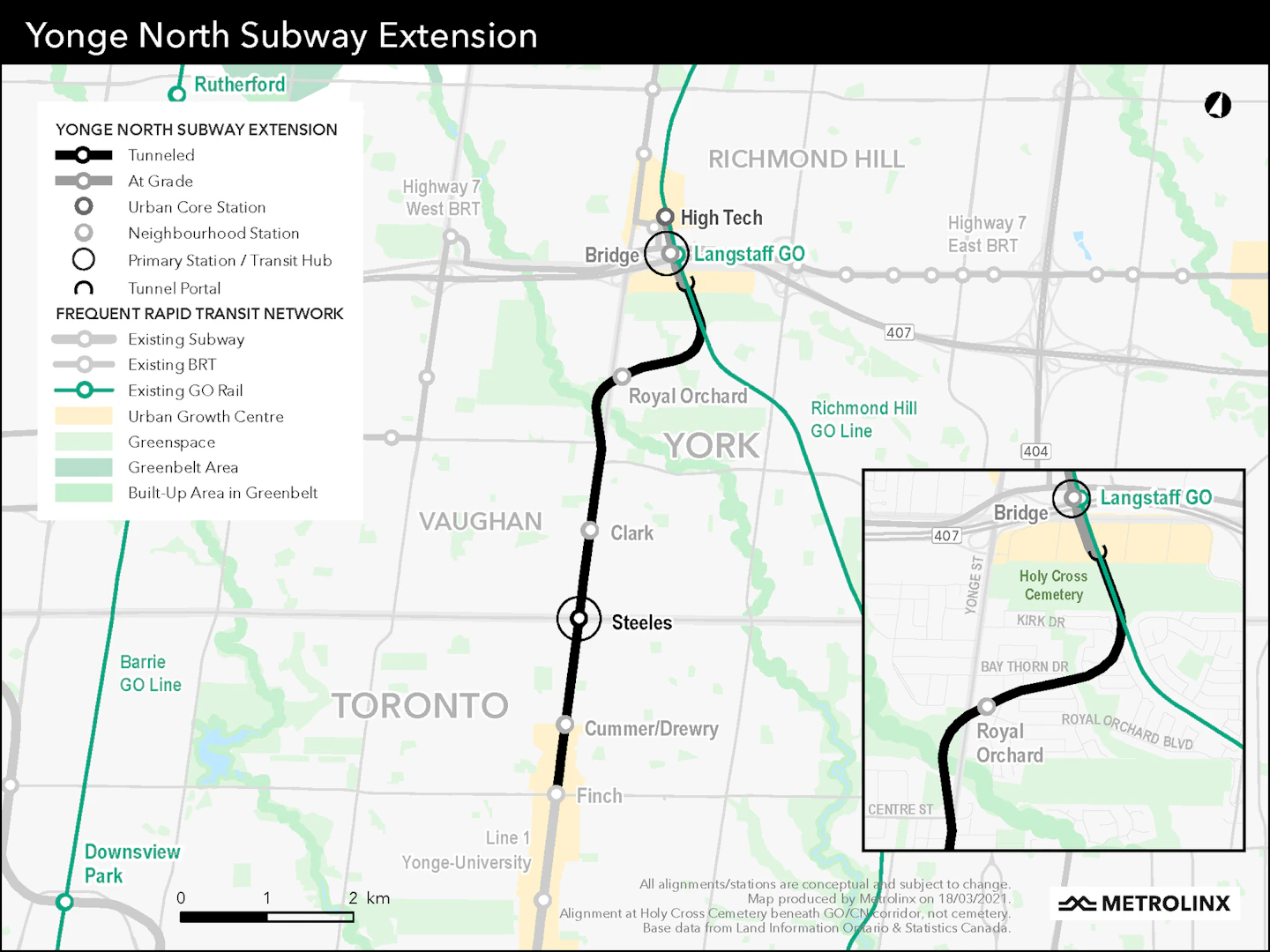 Yonge North Subway Extension Business Case: Less stations, but within ...