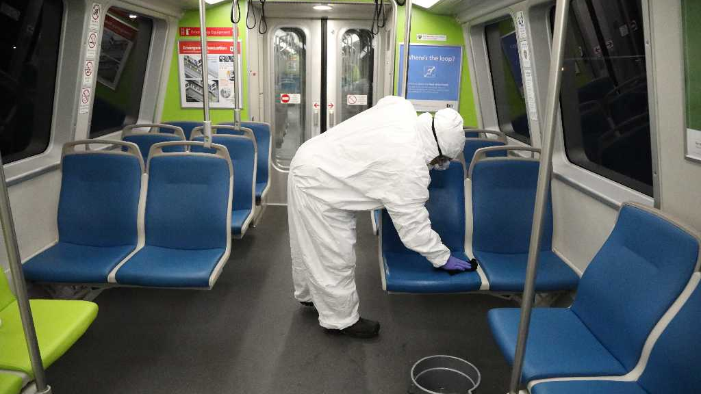 BART will shift its focus to more traditional cleaning in light of new CDC guidelines.