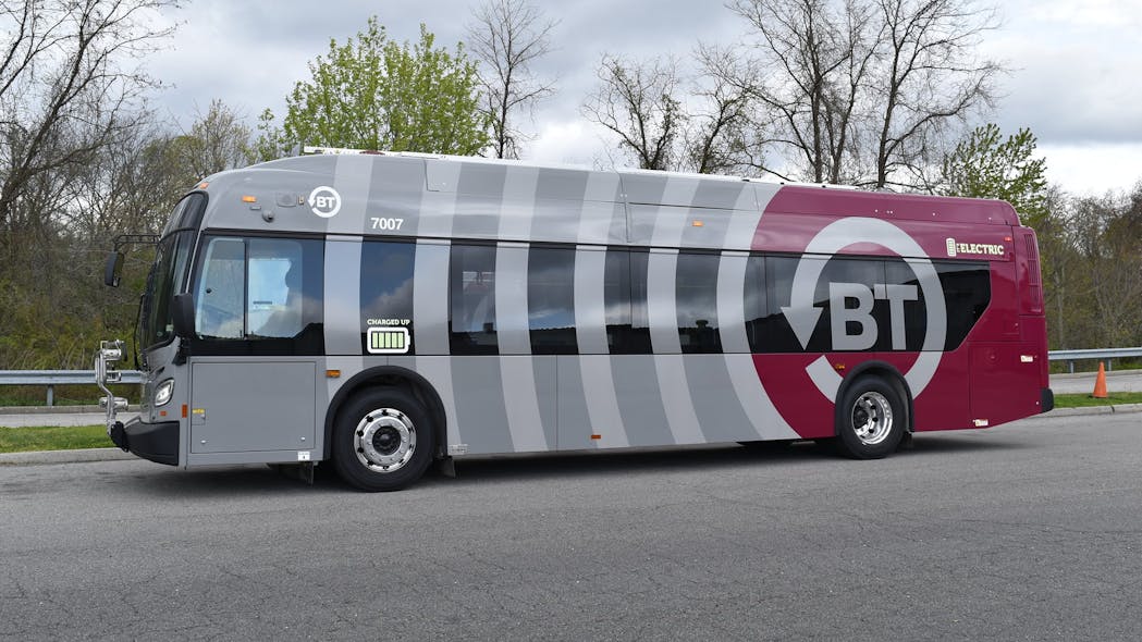 Blacksburg Transit will launch five battery-electric buses on April 22 in celebration of Earth Day.