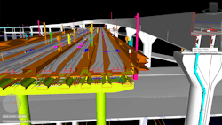 A 3D cross-section model of the Red Purple Bypass and North Mainline for the Red and Purple Line Modernization Program in Chicago. 3D digital models provide much more detail, fewer errors, increased safety, and significant savings compared with a traditional 2D paper-only set of plans. A 3D cross-section model of the Red Purple Bypass and North Mainline for the Red and Purple Line Modernization Program in Chicago. 3D digital models provide much more detail, fewer errors, increased safety, and significant savings compared with a traditional 2D paper-only set of plans.
