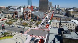 A rendering of the Downtown Loop rapid transit project in London, Ontario. A rendering of the Downtown Loop rapid transit project in London, Ontario.